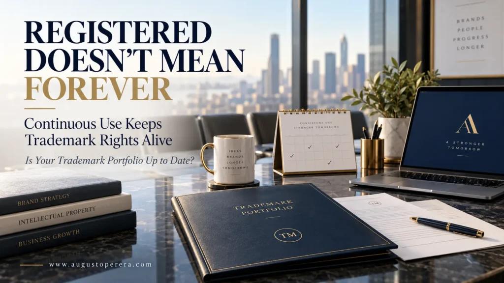 Registered Does Not Mean Forever - continuous trademark use